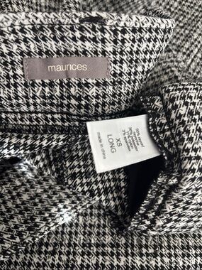 Maurices Black & White Houndstooth Pants
